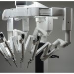 Preparación para operación de próstata con Robot da Vinci